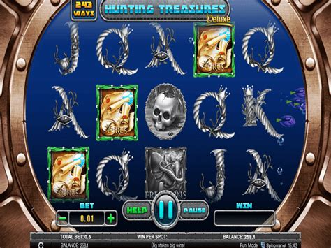 Игровой автомат Hunting Treasures Deluxe  играть бесплатно
